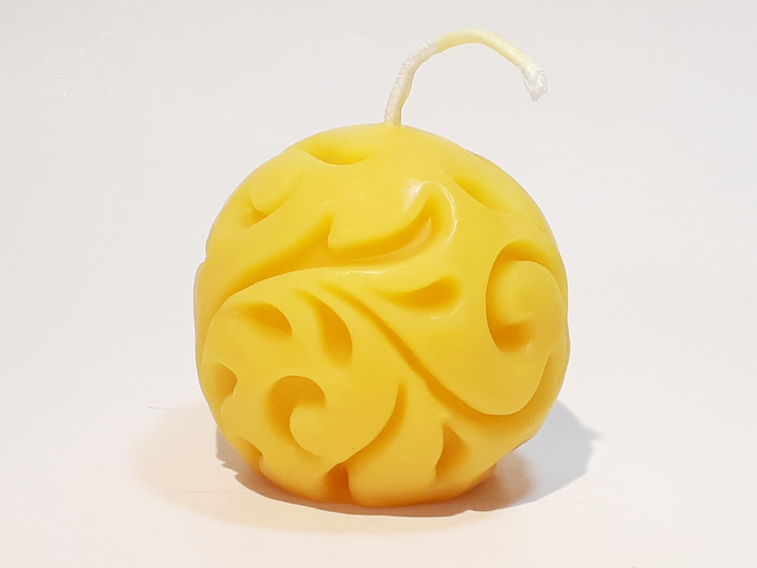 Beeswax Ball Candle