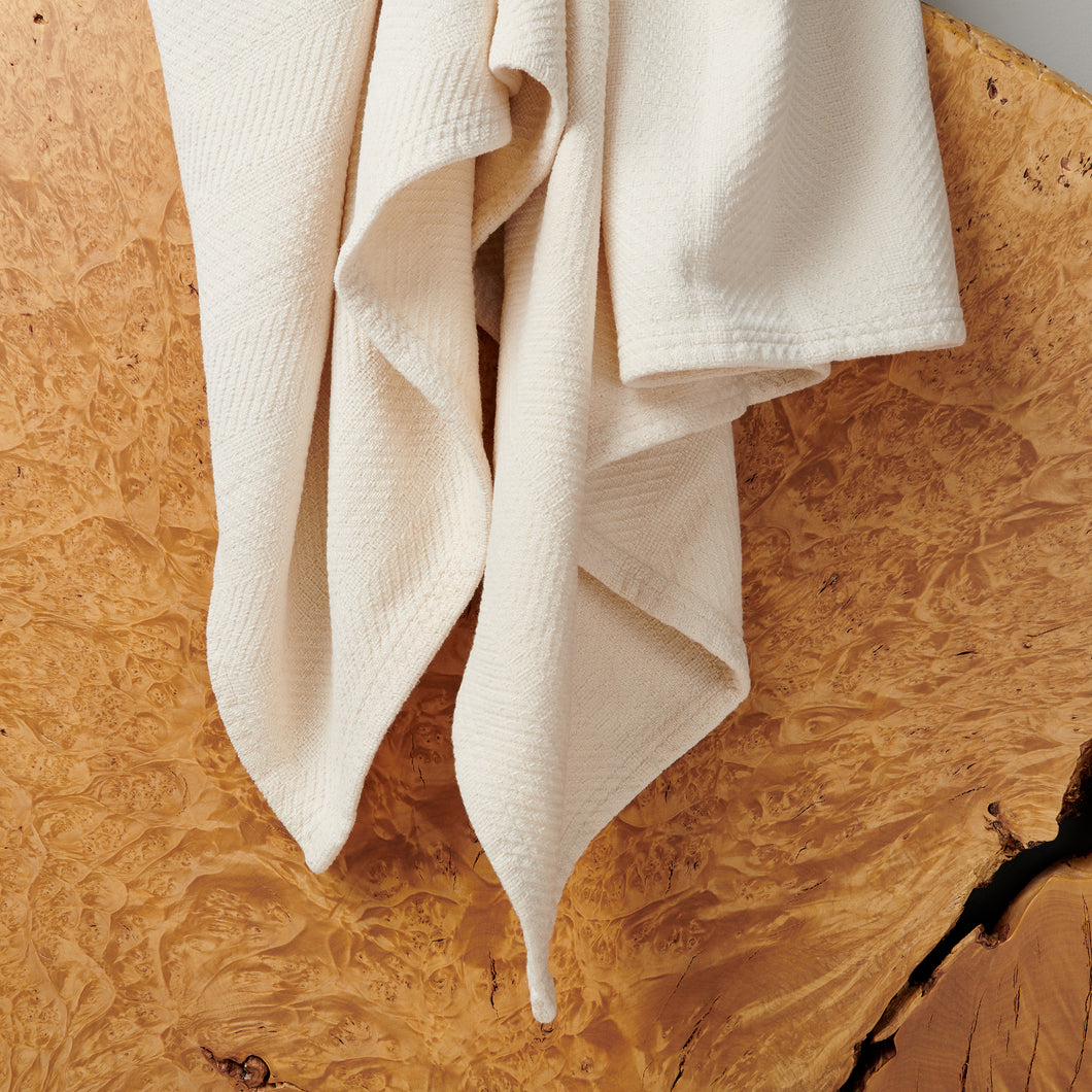 Crepe Blankets and Throws - Natural