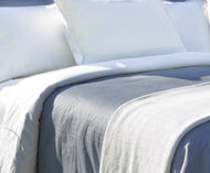 Certified Organic Pleated Sateen  Duvet Cover